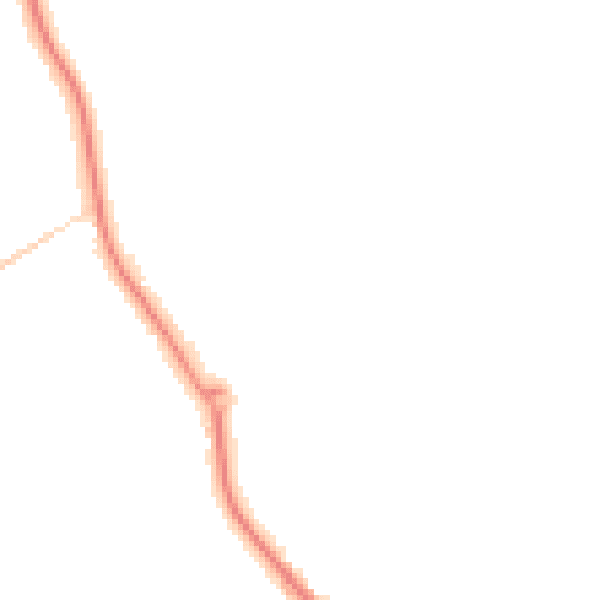Night-time road noise heatmap for DN4 8SE