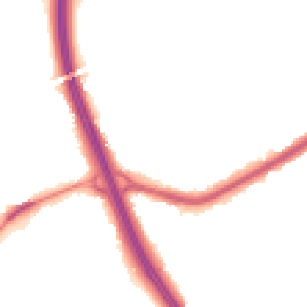 Night-time road noise heatmap for DN4 9GD