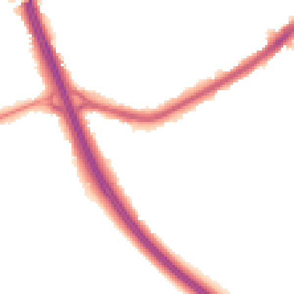 Night-time road noise heatmap for DN4 9JQ