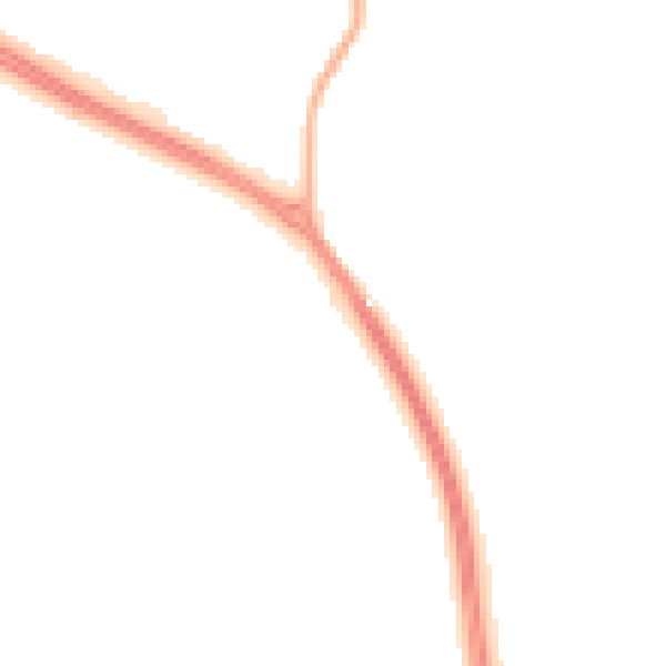 Night-time road noise heatmap for DN6 7HZ
