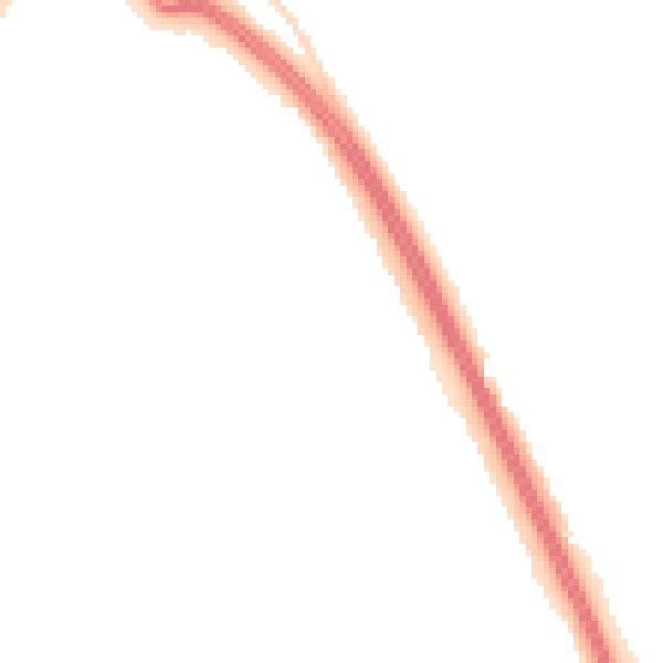 Night-time road noise heatmap for DN6 7TL