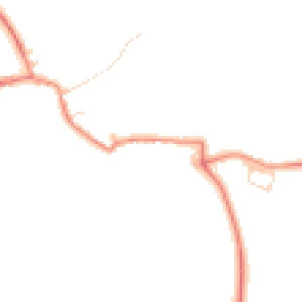 Daytime road noise heatmap for DN6 9BH