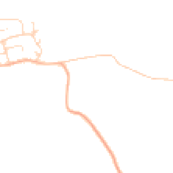 Daytime road noise heatmap for DN9 1AA