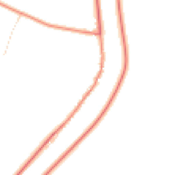 Daytime road noise heatmap for DN9 1BQ