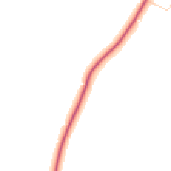 Daytime road noise heatmap for DN9 1DE