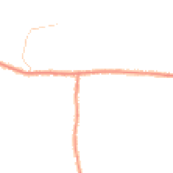 Daytime road noise heatmap for DN9 1FL