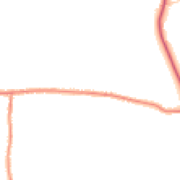 Daytime road noise heatmap for DN9 1QG