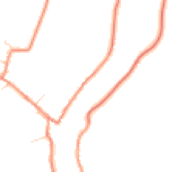 Daytime road noise heatmap for DN9 1RT
