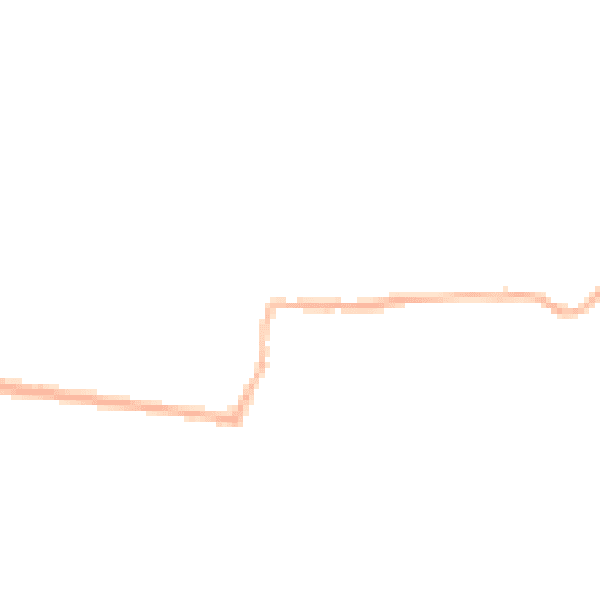 Night-time road noise heatmap for DN9 2AU