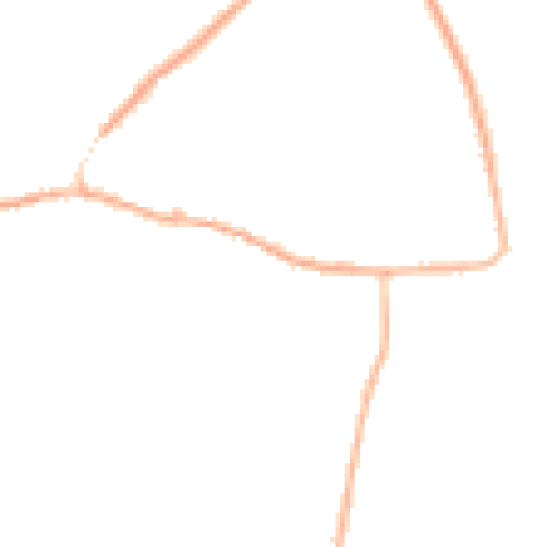 Night-time road noise heatmap for DN9 2FB