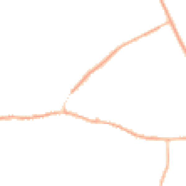 Night-time road noise heatmap for DN9 2HW