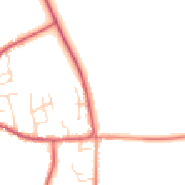 Daytime road noise heatmap for DN9 2LH