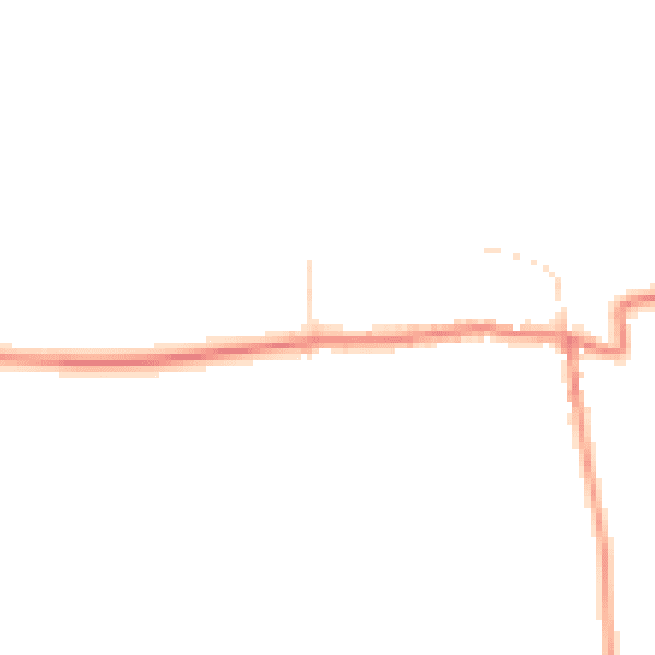 Daytime road noise heatmap for DN9 2LS