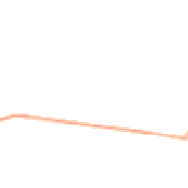 Night-time road noise heatmap for DN9 2RD