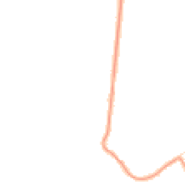 Night-time road noise heatmap for DN9 3AD