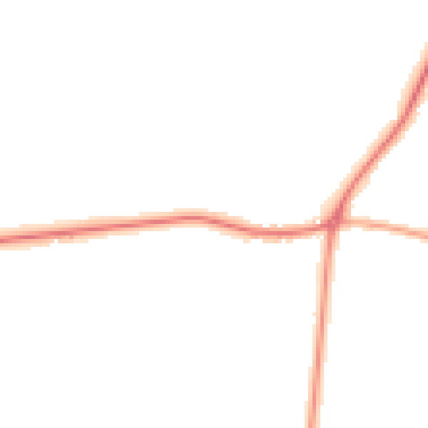 Night-time road noise heatmap for DN9 3AZ