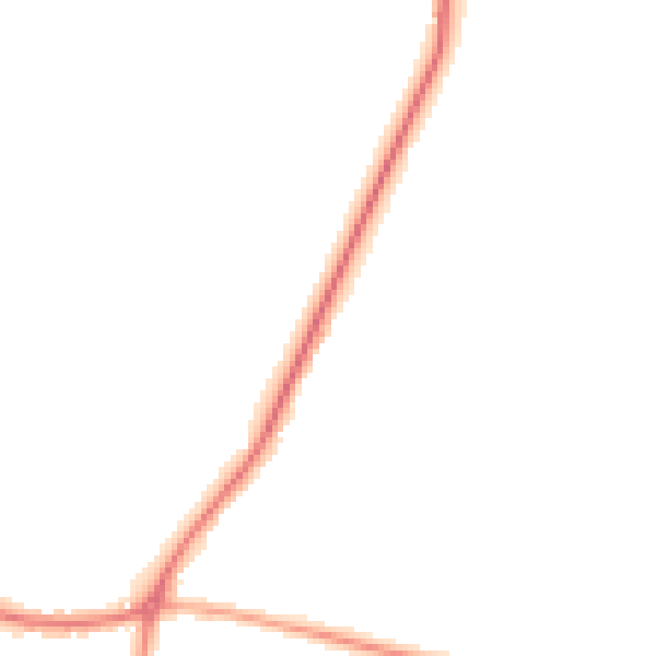 Night-time road noise heatmap for DN9 3BF