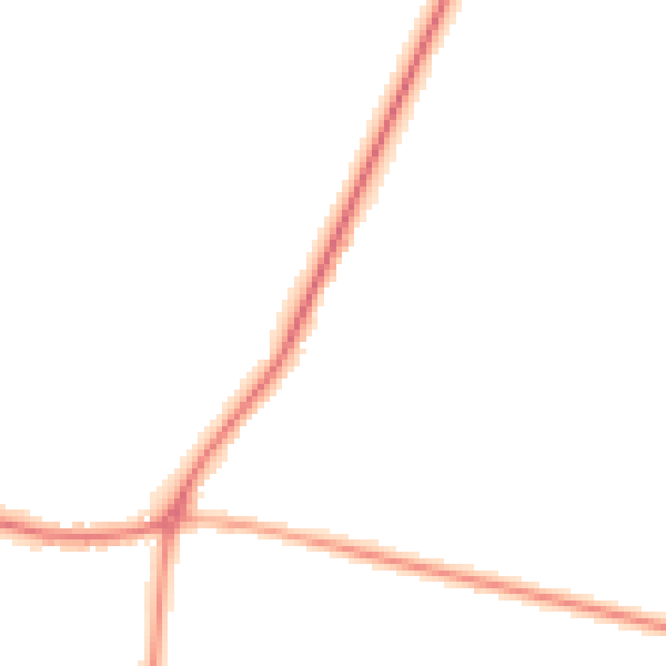 Night-time road noise heatmap for DN9 3BJ