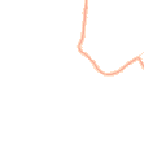 Night-time road noise heatmap for DN9 3ED
