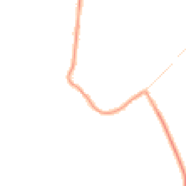 Night-time road noise heatmap for DN9 3EE
