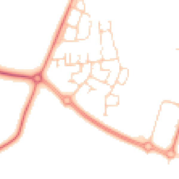 Daytime road noise heatmap for DN9 3FQ