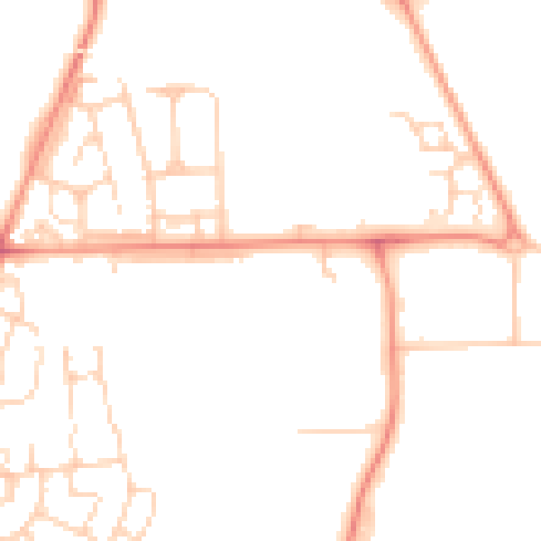 Daytime road noise heatmap for DN9 3LH