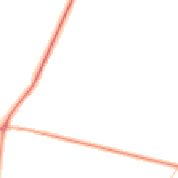 Night-time road noise heatmap for DN9 3PS