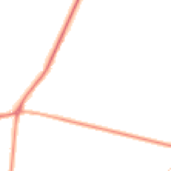 Night-time road noise heatmap for DN9 3PT