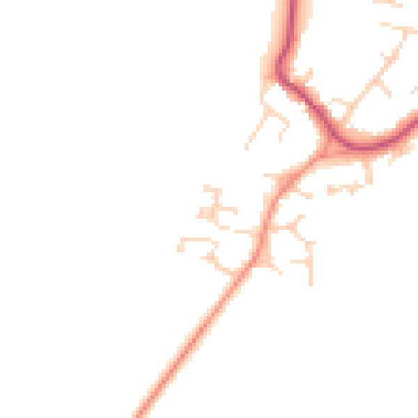 Daytime road noise heatmap for DN9 3QF