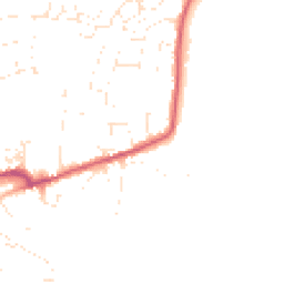 Daytime road noise heatmap for DT10 1AH