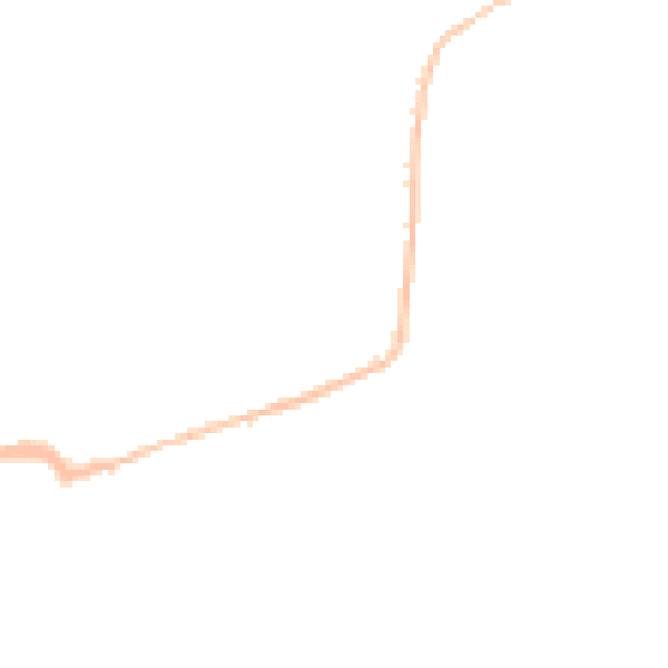 Night-time road noise heatmap for DT10 1AJ