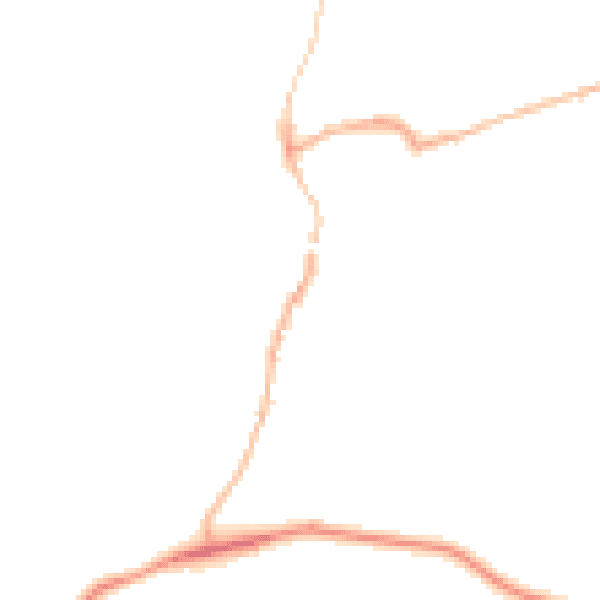Night-time road noise heatmap for DT10 1AP
