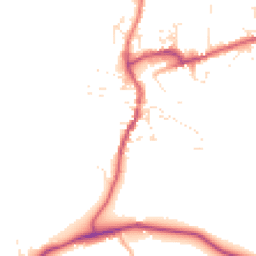 Daytime road noise heatmap for DT10 1AW