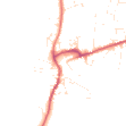 Daytime road noise heatmap for DT10 1BA