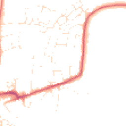Daytime road noise heatmap for DT10 1BJ