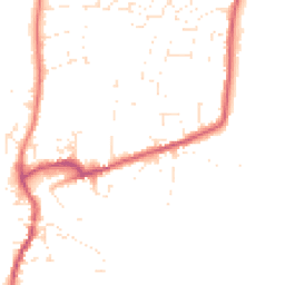 Daytime road noise heatmap for DT10 1BS