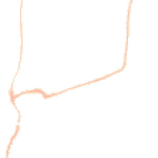 Night-time road noise heatmap for DT10 1BS