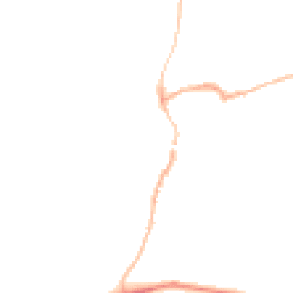 Night-time road noise heatmap for DT10 1BU