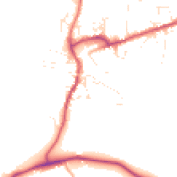 Daytime road noise heatmap for DT10 1DB