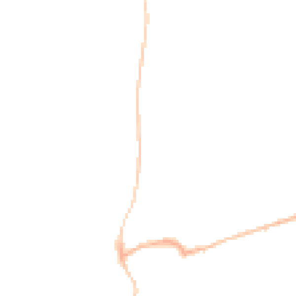 Night-time road noise heatmap for DT10 1DS