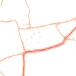 Daytime road noise heatmap for DT10 1LQ