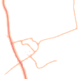 Daytime road noise heatmap for DT10 1ND