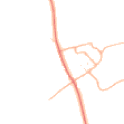 Daytime road noise heatmap for DT10 1NG