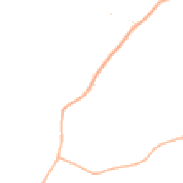 Daytime road noise heatmap for DT10 2AJ