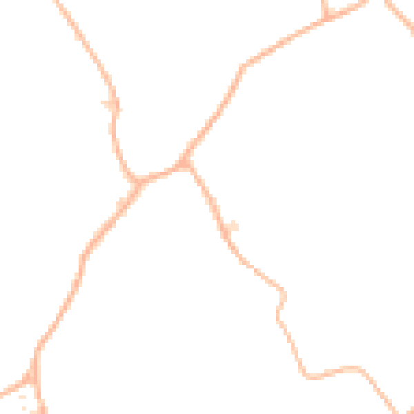 Daytime road noise heatmap for DT10 2EB