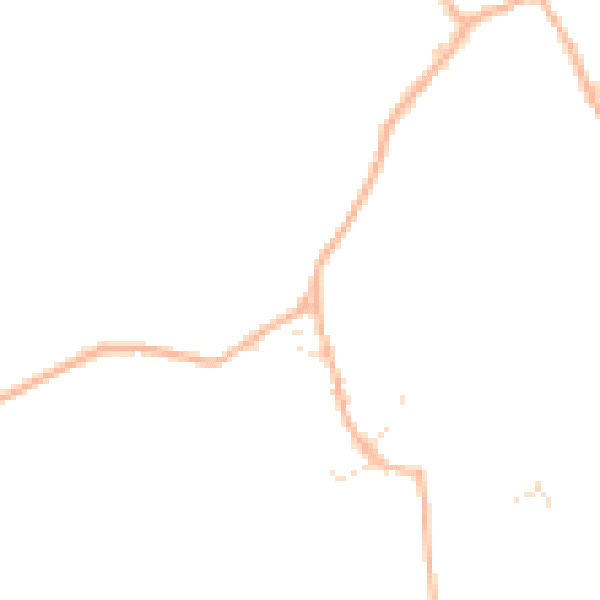 Daytime road noise heatmap for DT10 2EF