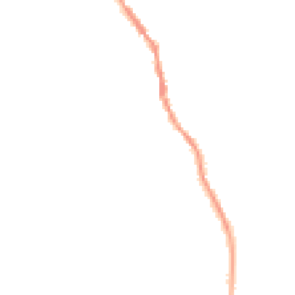 Night-time road noise heatmap for DT10 2FB