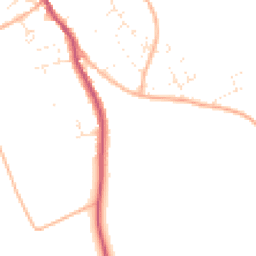 Daytime road noise heatmap for DT10 2FW