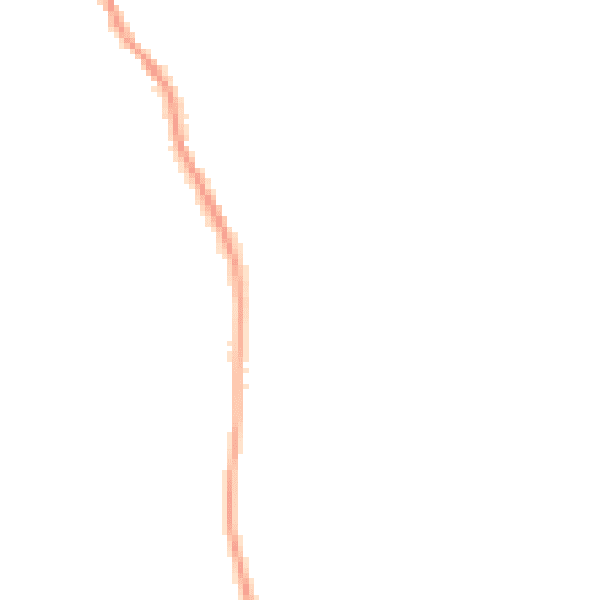 Night-time road noise heatmap for DT10 2FW