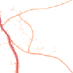 Daytime road noise heatmap for DT10 2PG